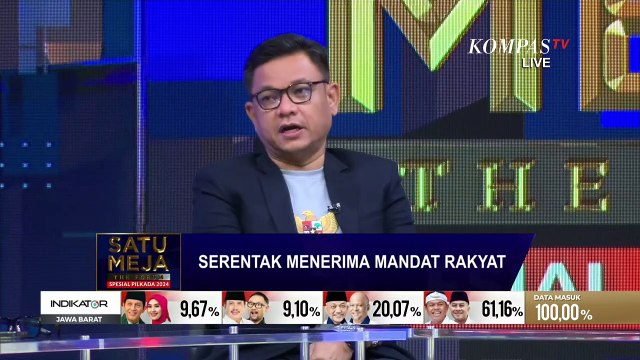 Tanggapi Satu-Dua Putaran Pilkada Jakarta, Direktur LSI: Pengaruh Tokoh Berpengaruh | SATU MEJA