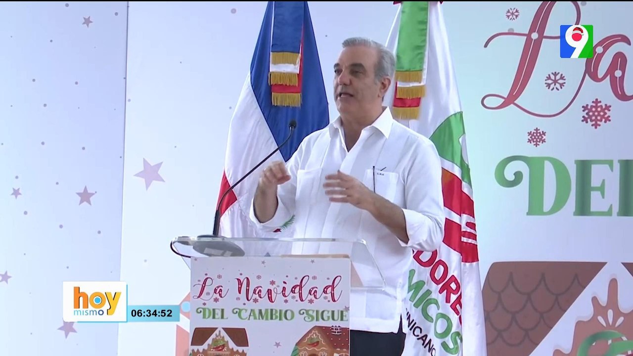 Luis Abinader y Leonel Fernández en modo Navideño | Hoy Mismo