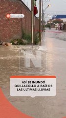 Así se inundó Quillacollo a raíz de las ultimas lluvias