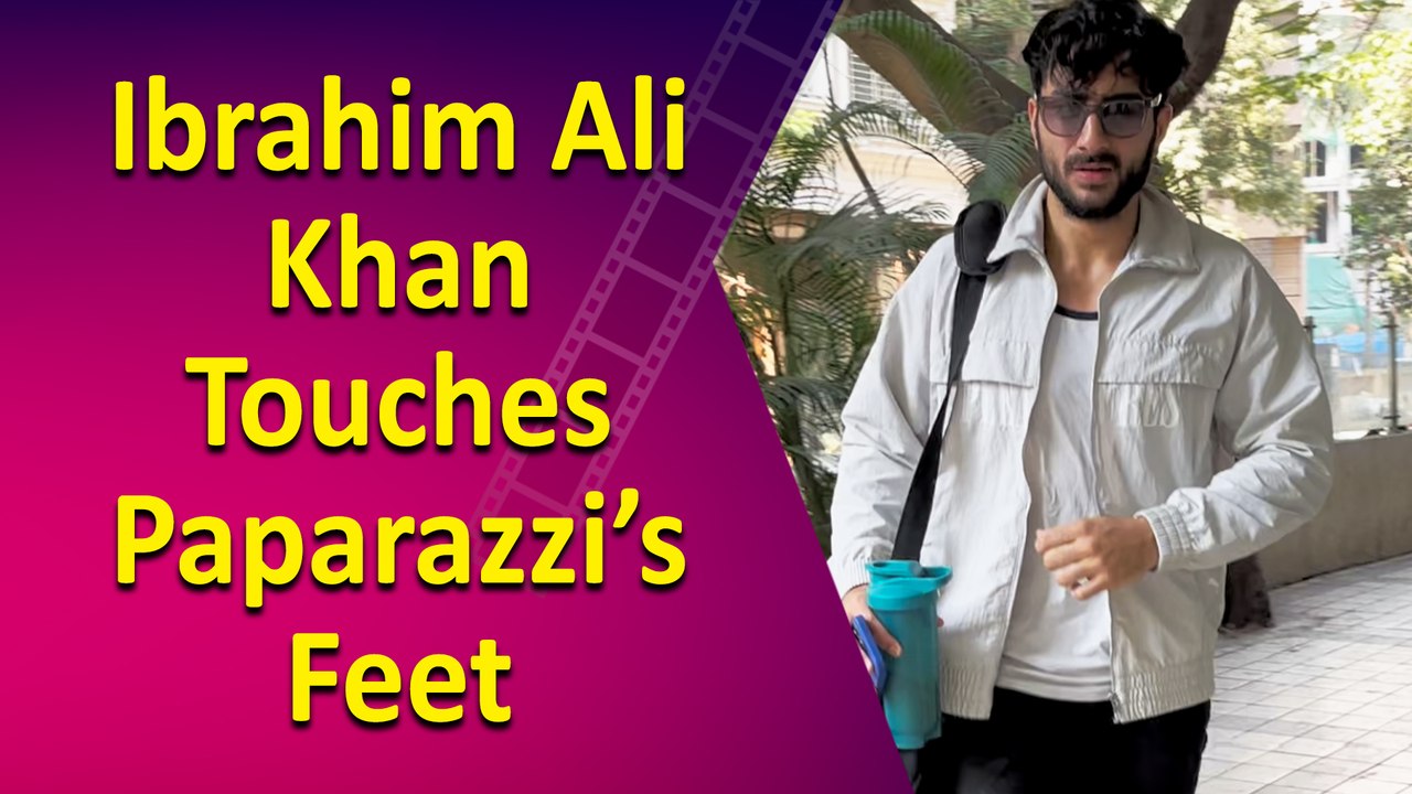 Ibrahim Ali Khan Spotted Post-Gym Session and Playful Gesture to Bring Smiles