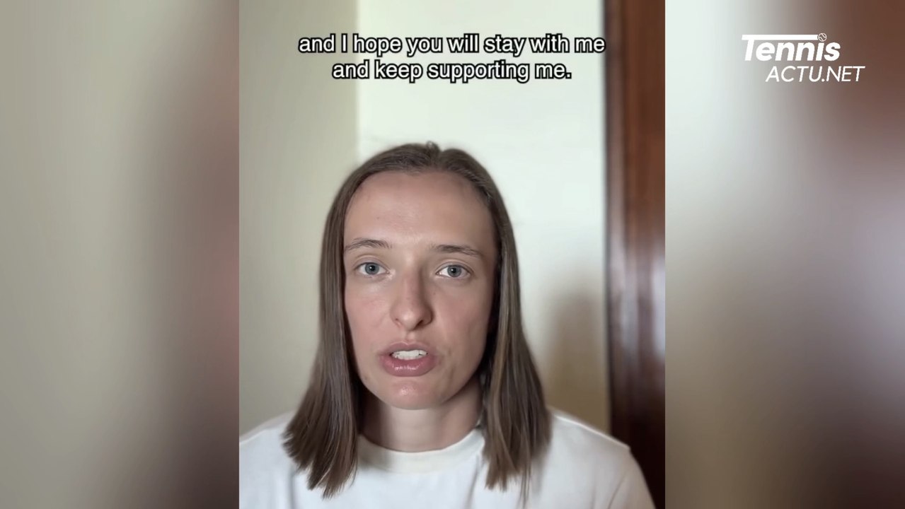 Tennis - Doping 2024 - Iga Swiatek tested positive for doping : "I hope you'll stay with me..."