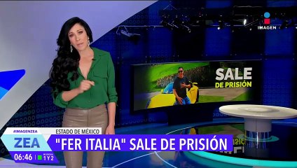 "Fer Italia" sale de prisión tras pagar una fianza de 250 mil pesos