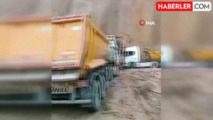 Kocaeli'de Hafriyat Döküm Alanında Toprak Kayması