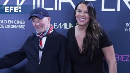 El cineasta Jacques Audiard presenta en Madrid "Emilia Pérez" junto a la protagonista