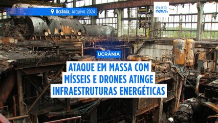 Explosões e cortes de energia de emergência em toda a Ucrânia após ataque russo