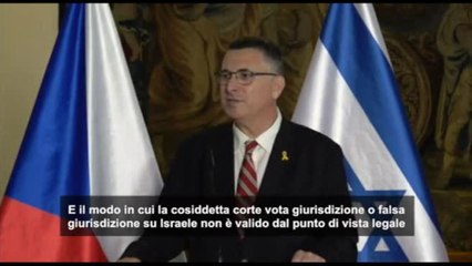 Il ministro israeliano: la Cpi non ha giurisdizione sul nostro paese