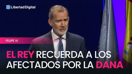 El Rey recuerda a los afectados por la DANA