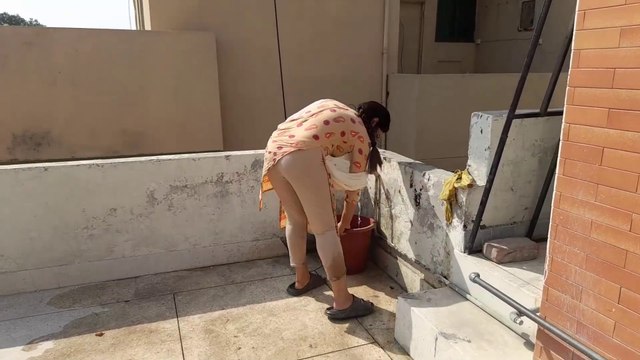 Desi Girl Washing Clothes With Desi Style - Pakistani Village Life Hot Vlog
