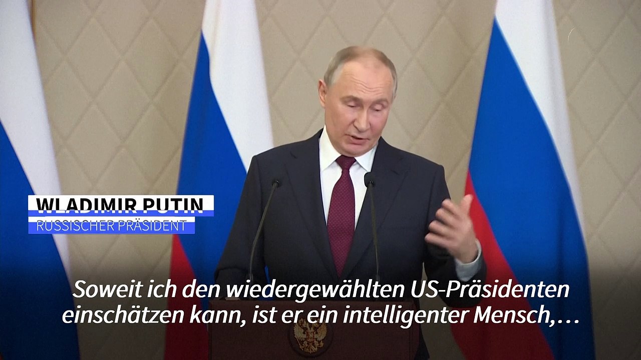 Putin: Trump ist 'intelligent und erfahren'