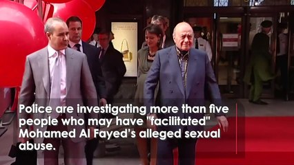 Police investigate more people over alleged Al Fayed abuse