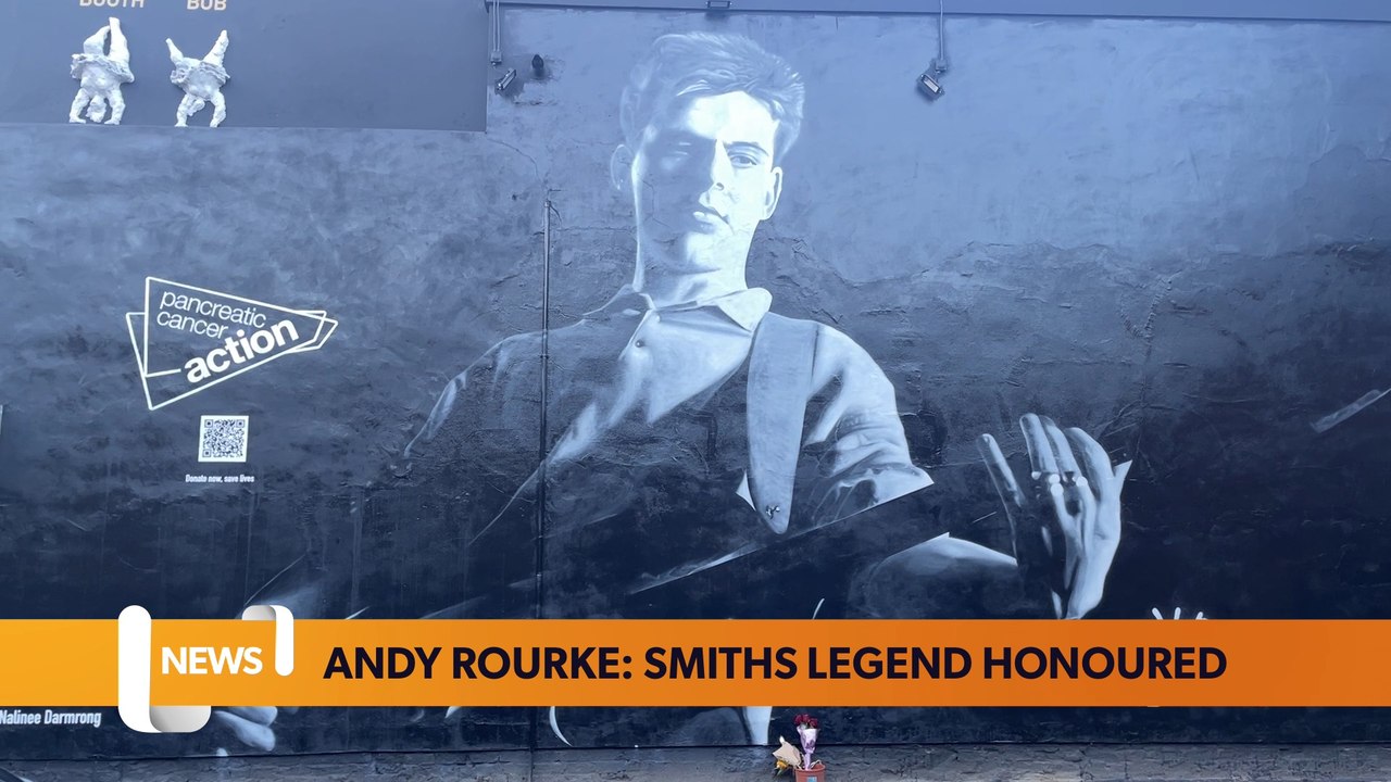 Smiths legend honoured with mural - video Dailymotion
