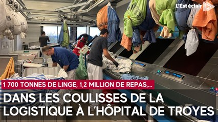 1 700 tonnes de linge, 1 200 000 repas : au cœur de logistique de l’hôpital de Troyes