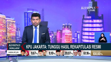 Pilkada Jakarta Satu atau Dua Putaran, KPU: Tunggu Hasil Rekapitulasi Resmi | SERIAL PILKADA