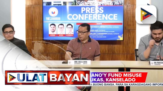 Pagdinig ukol sa umano’y fund misuse sa OVP at DepEd bukas, kanselado; Mga kongresista, dumistansya ukol sa isyu ng umano’y planong impeachment vs. VP Duterte