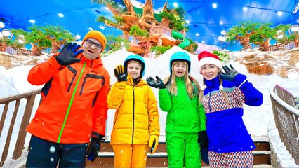 Diana and Roma's Snowy Adventures + More Family Trips - Vlog Compilation