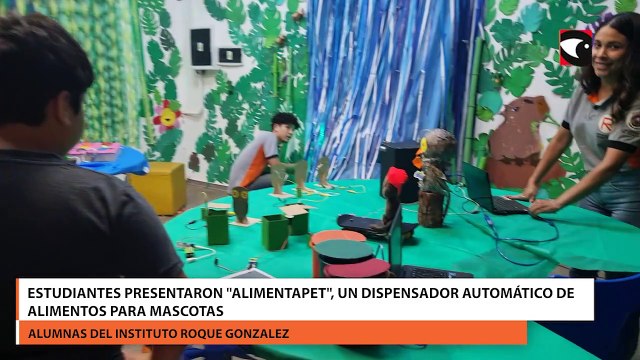 Estudiantes presentaron AlimentaPet, un dispensador automático de alimentos para mascotas