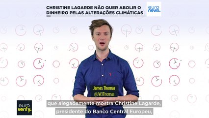 Não, Christine Lagarde não quer acabar com o dinheiro para combater as alterações climáticas