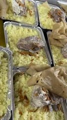 غداء تكريمي من مطعم أوتاد للمناسف الكركية لحفظة القرآن الكريم