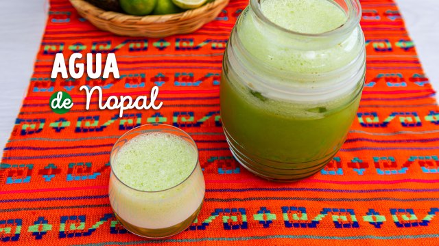 Agua Fresca de Nopal y Piña para bajar de peso y mas / Jugo quema grasa