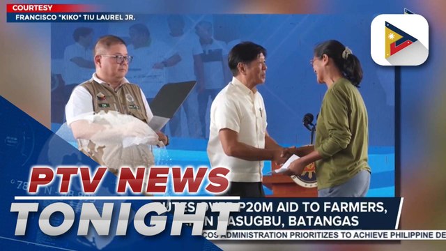 D.A. distributes over P20-M aid to farmers, fisherfolk in Nasugbu, Batangas; Nueva Ecija beneficiaries grateful for Agri-Puhunan program