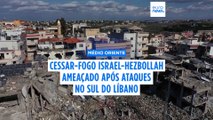 Israel dispara rockets no sul do Líbano e acusa Hezbollah de violar cessar-fogo