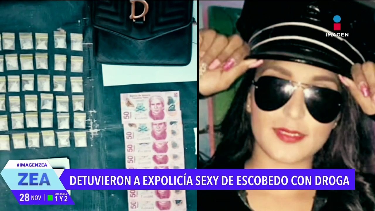 Detienen a la "Polisexy" por posesión de drogas en Nuevo León