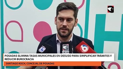 Posadas elimina tasas municipales en desuso para simplificar trámites y reducir burocracia