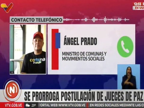 Min. Ángel Prado: Se extienden hasta mañana las postulaciones para elección de jueces de paz