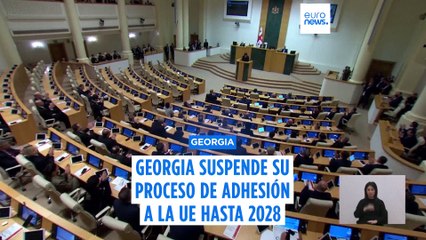 Georgia suspende las negociaciones de adhesión a la UE hasta finales de 2028