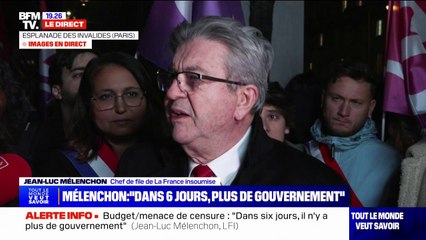 Pour Jean-Luc Mélenchon, le démission d'Emmanuel Macron est "la solution" à la situation du pays