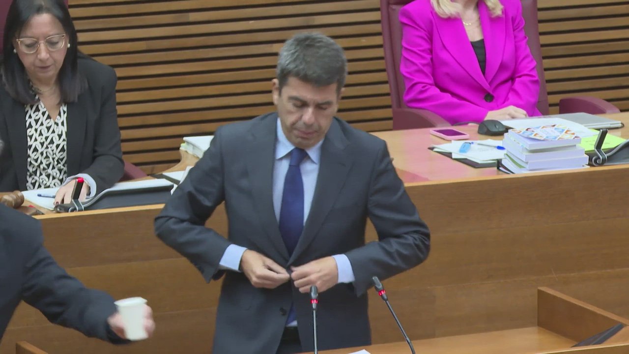 Tensa sesión de control en Les Corts Valencianes, la primera tras la DANA