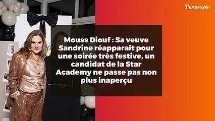 Mouss Diouf : Sa veuve Sandrine réapparaît pour une soirée très festive, un candidat de la Star Academy ne passe pas non plus inaperçu