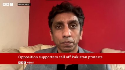 Imran Khan supporters call off protest after crackdown in Pakistan | BBC News