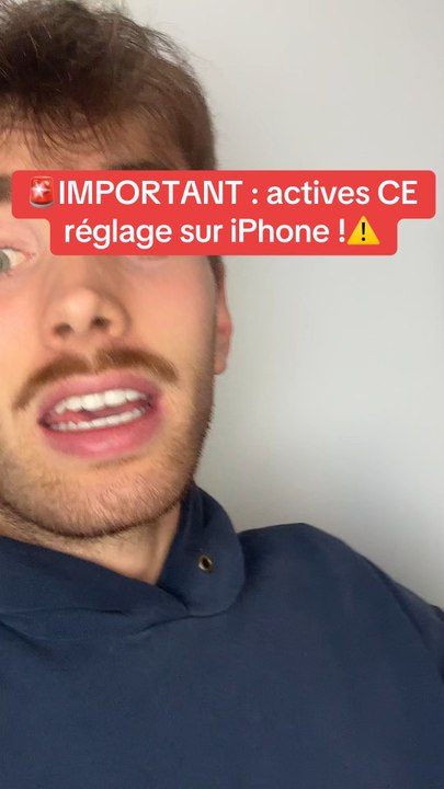 ACTIVE CE REGLAGE IPHONE