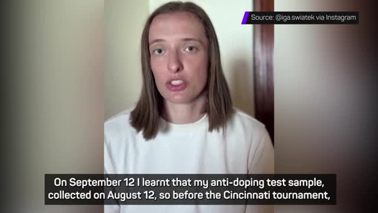 Swiatek describes doping ban as toughest battle she's faced