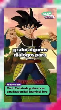 Mario Castañeda graba voces para sus personajes en Dragon Ball Sparking! Zero | Reporte Indigo