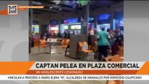Captan pelea en plaza comercial en Nuevo León; un adolescente lesionado