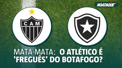 O Atlético é ‘freguês’ do Botafogo em mata-matas?