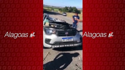 Motorista fica gravemente ferido em colisão com caminhão em Rio Largo