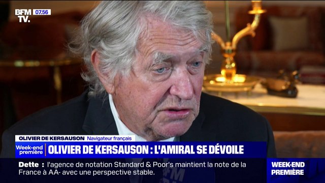 Le navigateur Olivier de Kersauson se dévoile dans un livre intitulé Avant que la mémoire s'efface