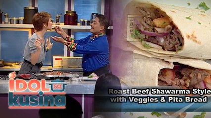 Roast Beef Shawarma snack time with Aicelle Santos and Chef Boy Logro! | Idol Sa Kusina