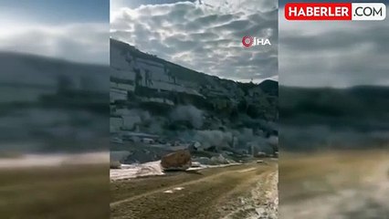 Marmara Adası'nda ikinci toprak kayması