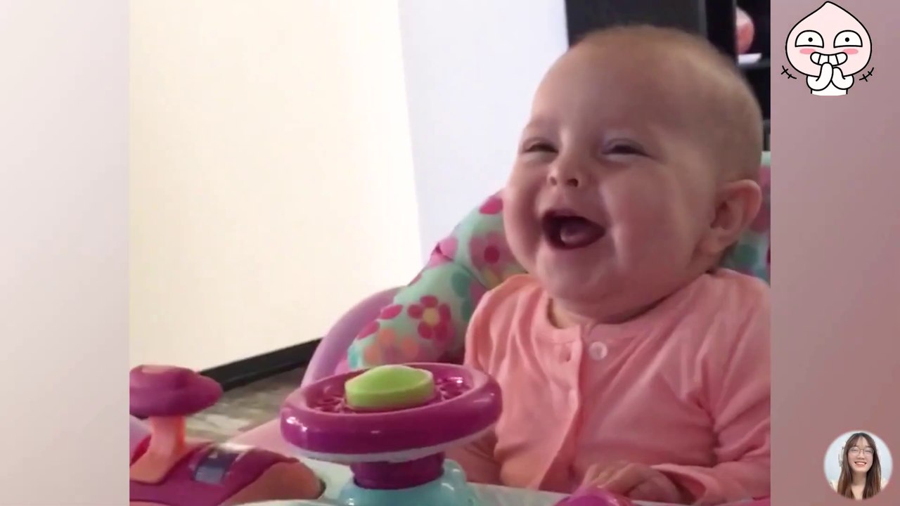 Cute And Funny Baby Laughing Hysterically Compilation __ 5-Minute Fails