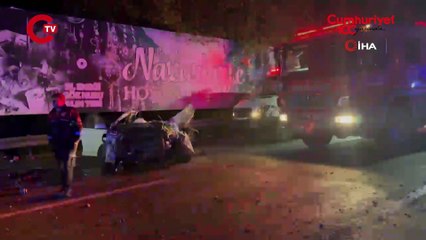 İzmir’de feci kaza... Kamyonun freni boşaldı Yaralılar var!