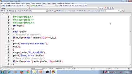 Learn Programming Technique C to Master Skills - Dynamic Memory Allocation Program