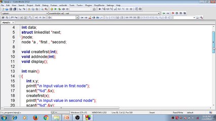 Learn Programming Technique C to Master Skills - Linked List ( Create Node Program)