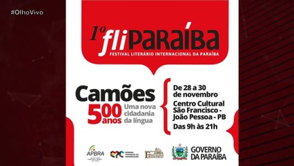 Começa nesta quinta o 1º Festival Literário Internacional da Paraíba