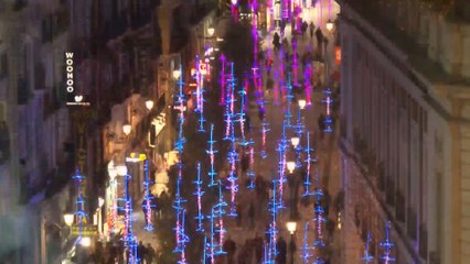 Madrid inicia la Navidad con el encendido de luces desde la Puerta del Sol