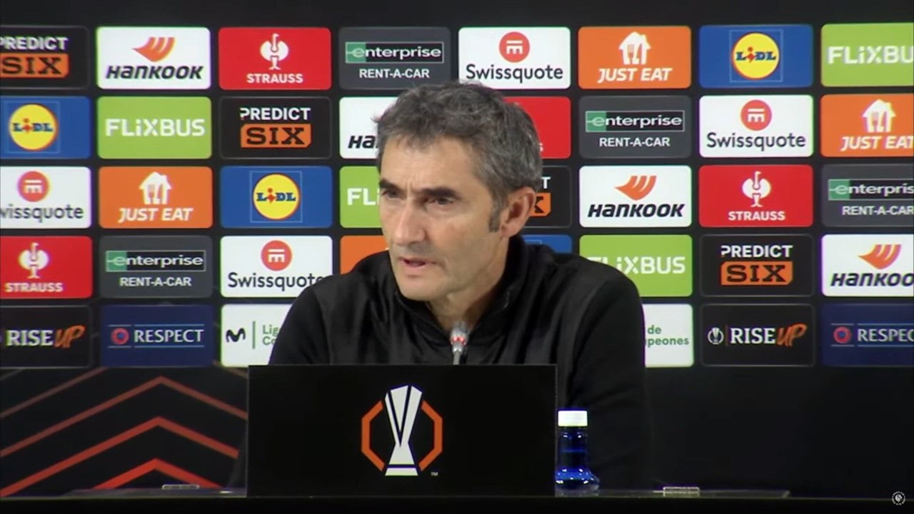 ERNESTO VALVERDE, rueda de prensa tras el ATHLETIC 3- ELFSBORG 0 de EUROPA LEAGUE