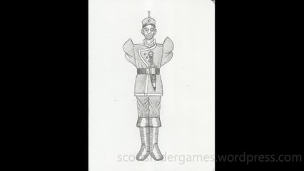 Soldier Pencil Sketch Video #517 (11-28-2024)